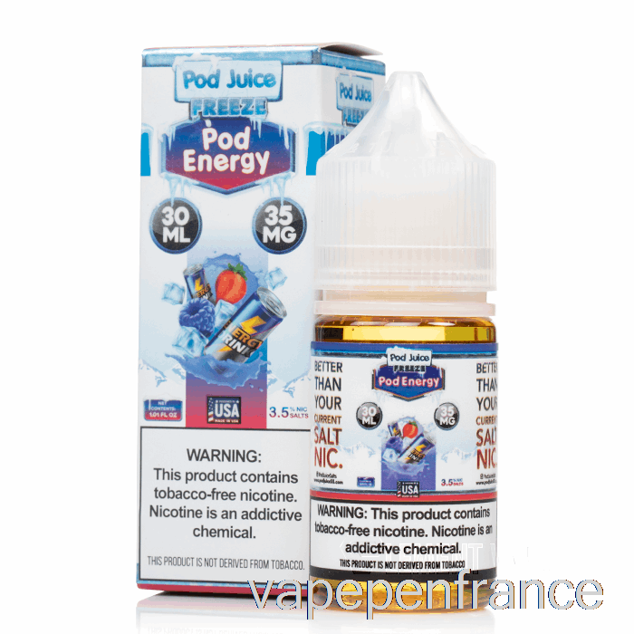 Geler L'énergie Des Dosettes - Jus De Dosettes - Stylo Vape 30 Ml 20 Mg